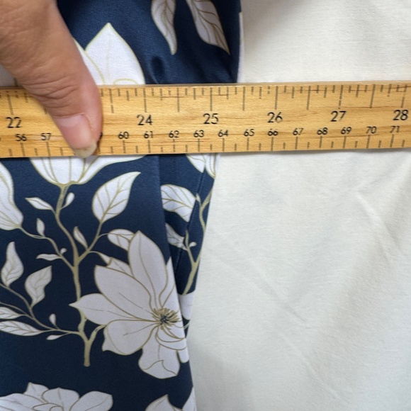 Rolo Golf Polo Shirt Mens Size XXL Blue White Floral Grandpa's Pond Short Sleeve - Picture 3 of 8